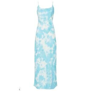 Thakoon x RTR Tie Dye Slip Dress in Blue, Size US 8